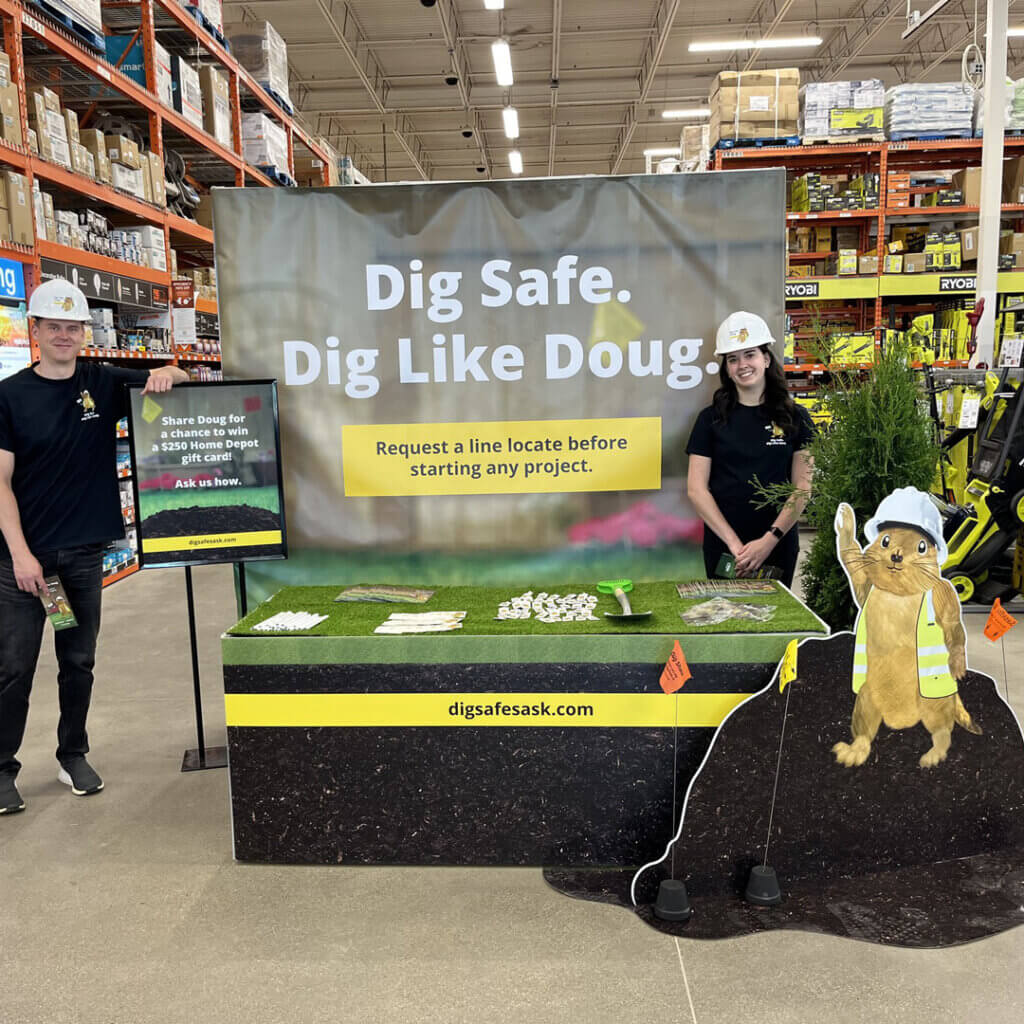 Dig Safe Doug event