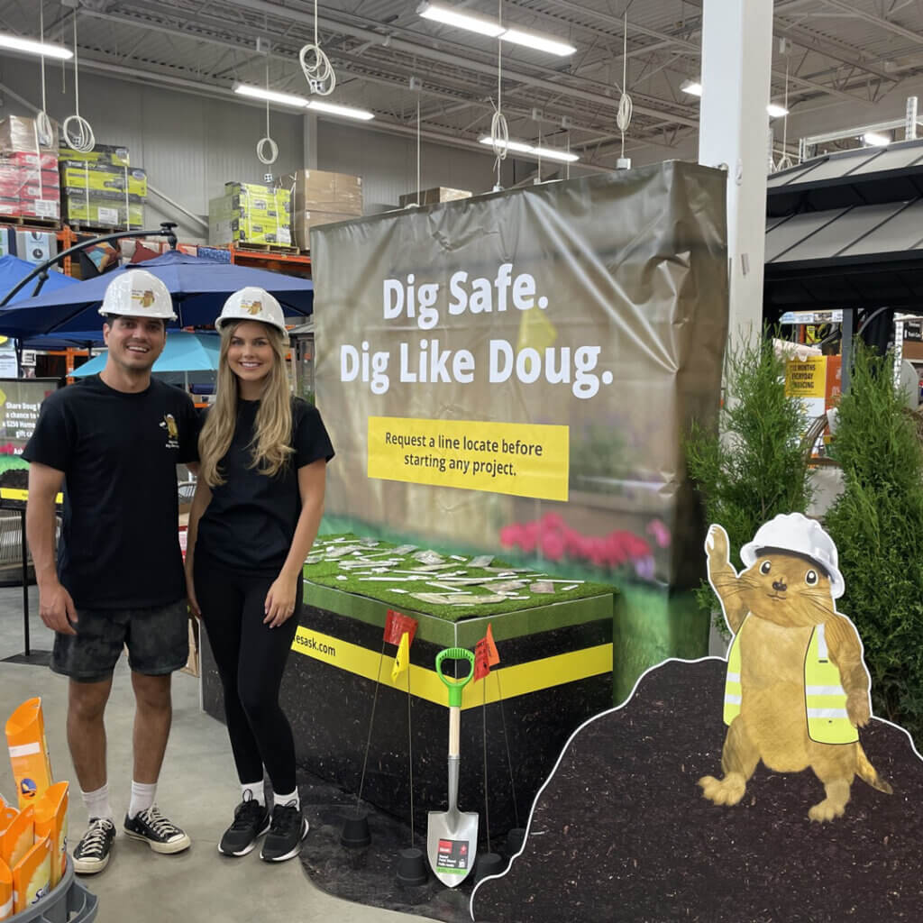 Dig Safe Doug event