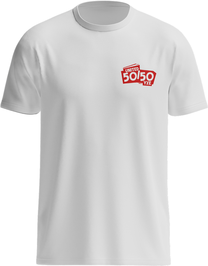 United Way 50/50 Raffle YXE t-shirt